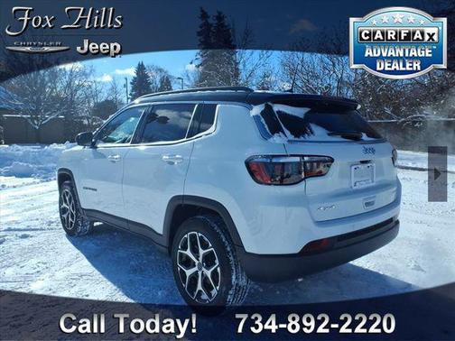 Bright White Clearcoat 2026 Jeep Compass Limited
