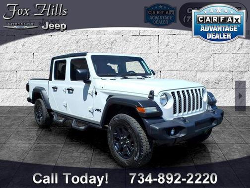 Bright White Clearcoat 2020 Jeep Gladiator Sport S