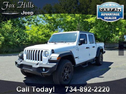 Bright White Clearcoat 2020 Jeep Gladiator Sport S