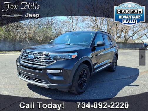 Agate Black Metallic 2021 Ford Explorer XLT