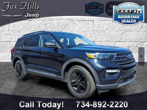 Agate Black Metallic 2021 Ford Explorer XLT
