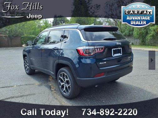 Fathom Blue Pearl Coat 2026 Jeep Compass Limited