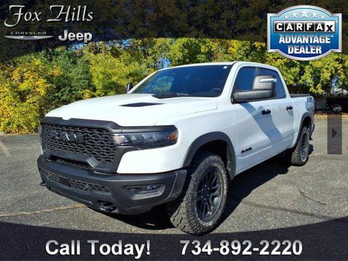 Bright White Clearcoat 2026 RAM 1500 Rebel