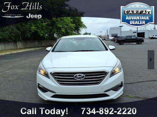 Quartz White Pearl 2015 Hyundai SONATA Limited