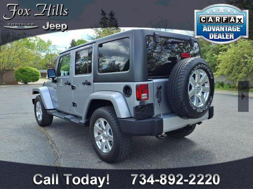 Billet Silver Metallic Clearcoat 2015 Jeep Wrangler Unlimited Sahara