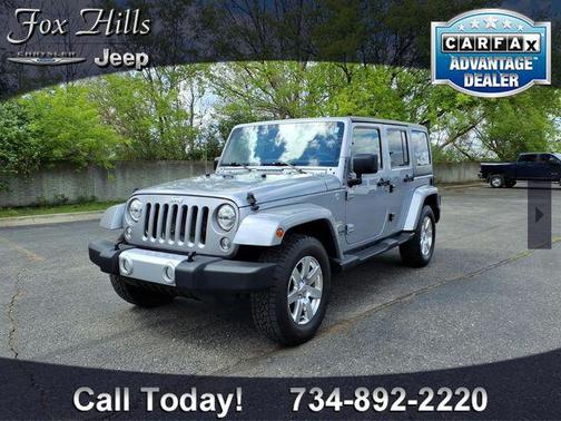Billet Silver Metallic Clearcoat 2015 Jeep Wrangler Unlimited Sahara