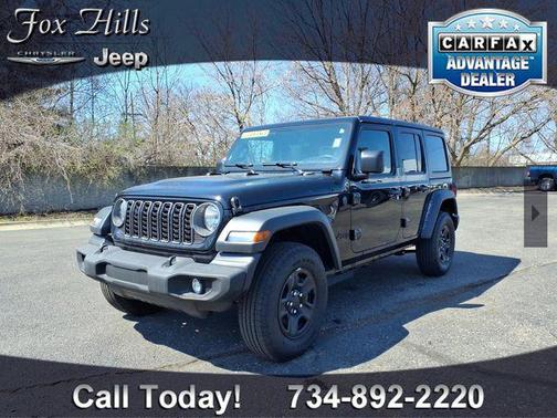 Black Clearcoat 2026 Jeep Wrangler Sport