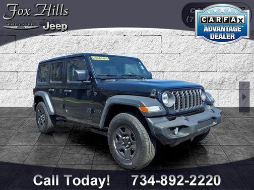 Black Clearcoat 2026 Jeep Wrangler Sport