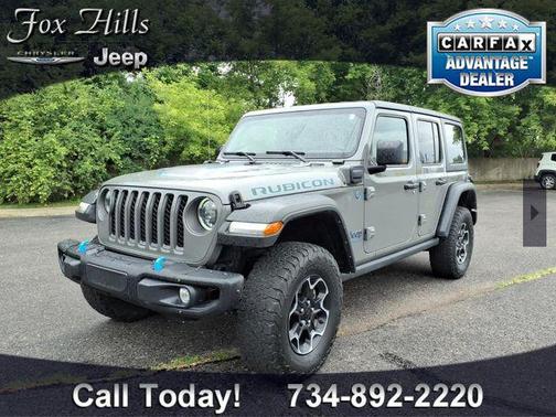 Sting-Gray Clearcoat 2023 Jeep Wrangler 4xe Rubicon
