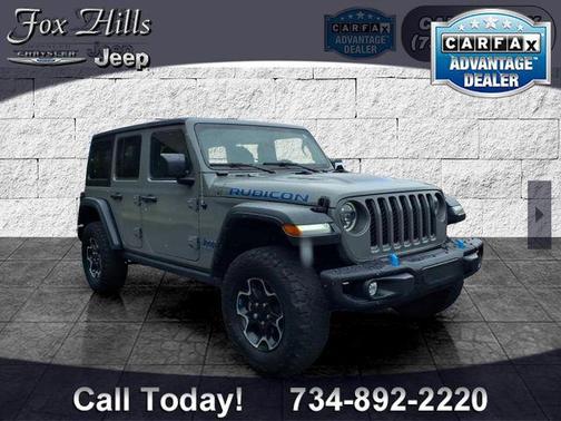 Sting-Gray Clearcoat 2023 Jeep Wrangler 4xe Rubicon