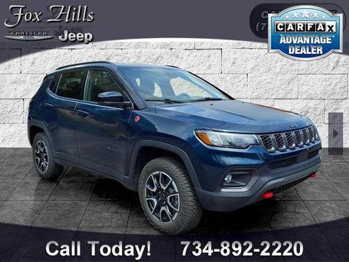Fathom Blue Pearl Coat 2026 Jeep Compass Trailhawk