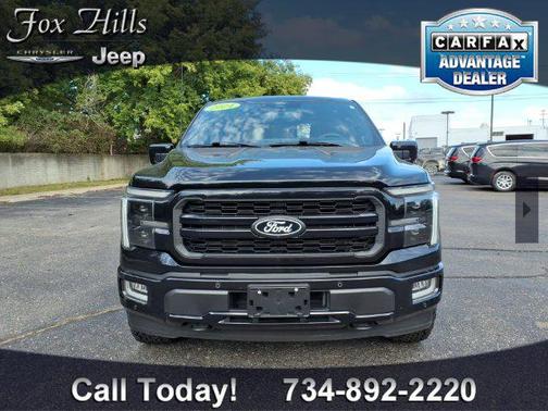 Agate Black Metallic 2024 Ford F-150 Lariat