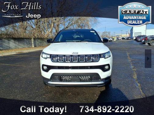 Bright White Clearcoat 2026 Jeep Compass Limited