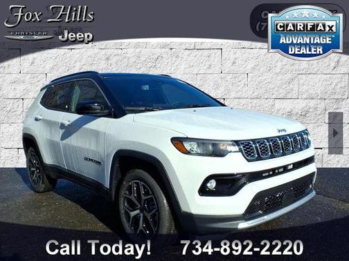 Bright White Clearcoat 2026 Jeep Compass Limited