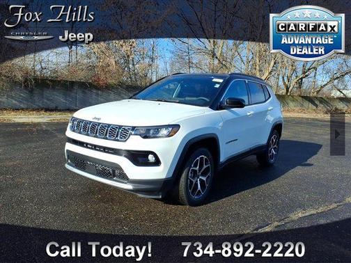 Bright White Clearcoat 2026 Jeep Compass Limited