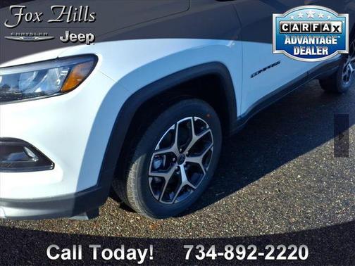 Bright White Clearcoat 2026 Jeep Compass Limited
