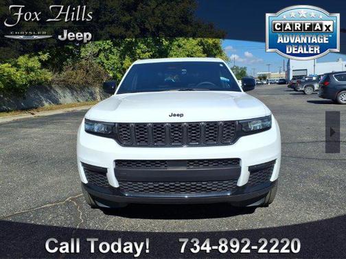 Bright White Clearcoat 2025 Jeep Grand Cherokee L Limited