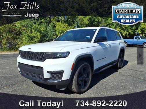 Bright White Clearcoat 2025 Jeep Grand Cherokee L Limited