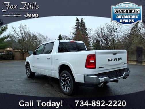 Bright White Clearcoat 2025 RAM 1500 Laramie