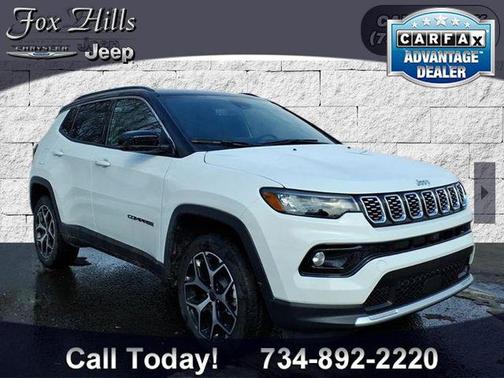 Bright White Clearcoat 2026 Jeep Compass Limited