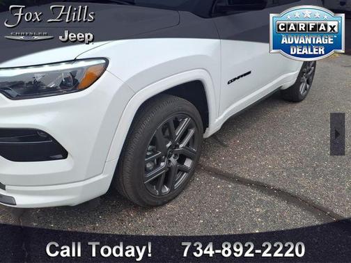 Bright White Clearcoat 2025 Jeep Compass Limited