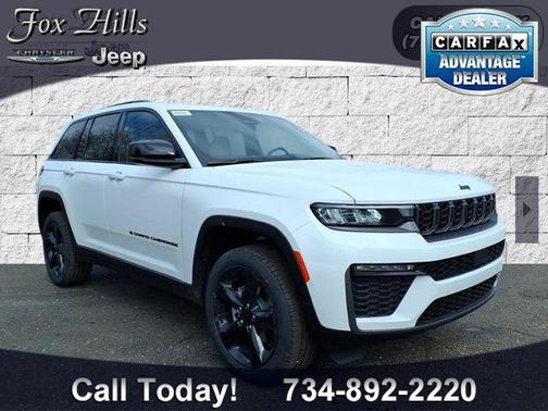 Bright White Clearcoat 2026 Jeep Grand Cherokee Limited