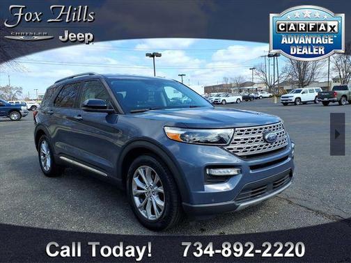 Gray 2021 Ford Explorer Limited