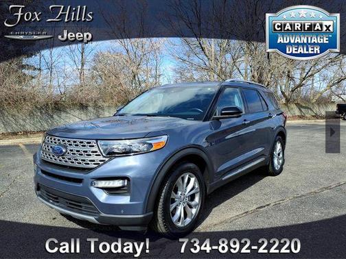 Gray 2021 Ford Explorer Limited