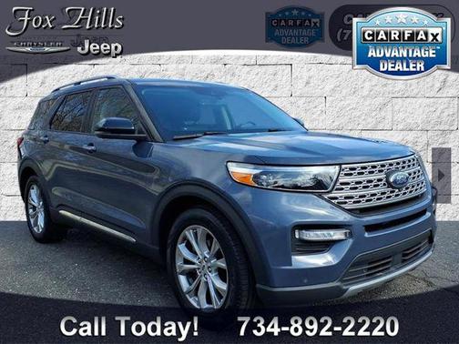 Gray 2021 Ford Explorer Limited