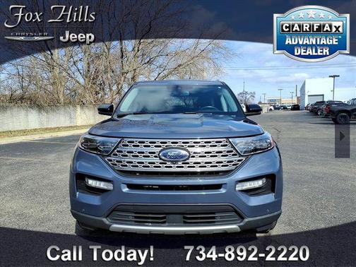 Gray 2021 Ford Explorer Limited