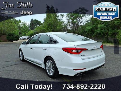 Quartz White Pearl 2015 Hyundai SONATA Limited
