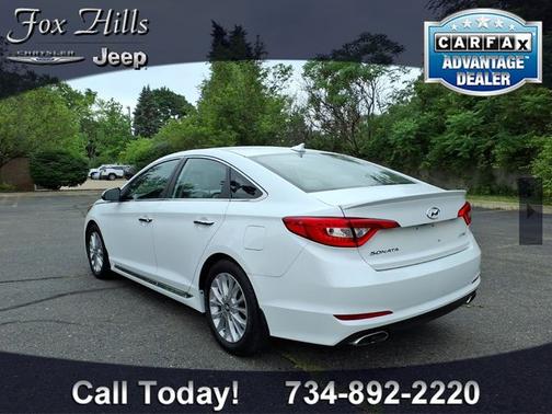 Quartz White Pearl 2015 Hyundai SONATA Limited