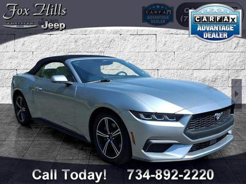 Silver 2024 Ford Mustang EcoBoost Premium