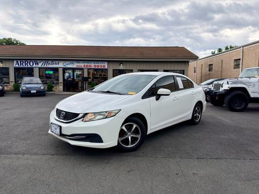 Taffeta White 2015 Honda Civic 4dr CVT SE