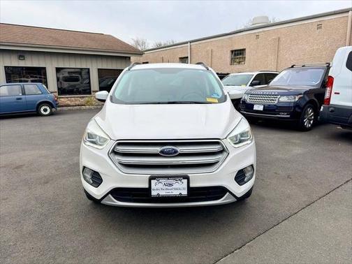 White Platinum Metallic Tri-Coat 2018 Ford Escape SEL 4WD
