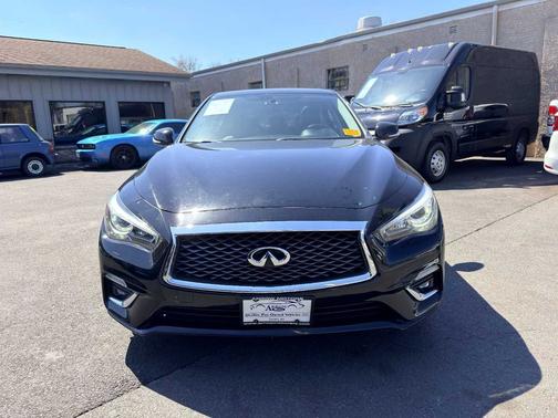 Midnight Black 2018 INFINITI Q50 3.0t LUXE AWD