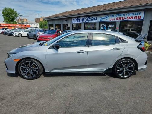Lunar Silver Metallic 2019 Honda Civic Sport CVT