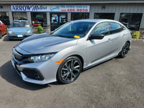 Lunar Silver Metallic 2019 Honda Civic Sport CVT