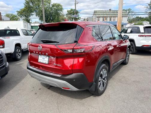 Scarlet Ember Tintcoat 2021 Nissan Rogue AWD SV
