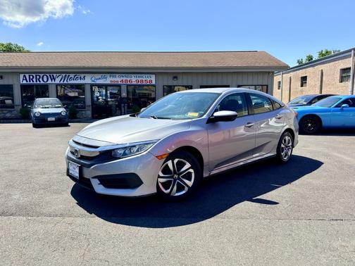 Lunar Silver Metallic 2018 Honda Civic LX CVT