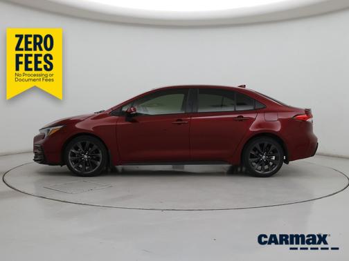 Red 2023 Toyota Corolla Hybrid SE