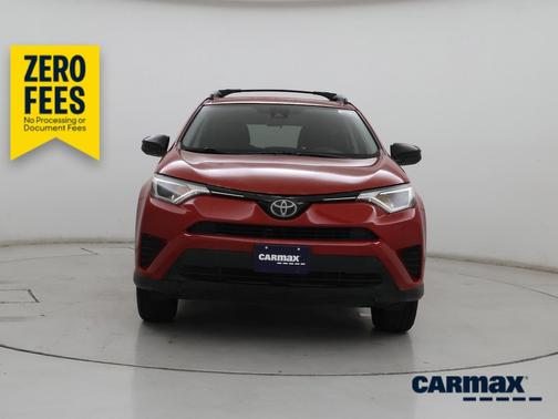 Red 2017 Toyota RAV4 LE