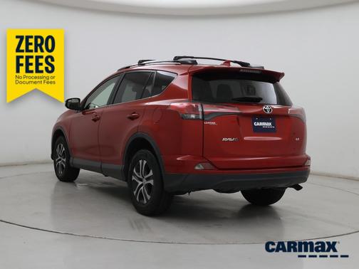 Red 2017 Toyota RAV4 LE