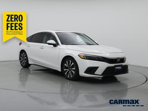 White 2023 Honda Civic EX-L