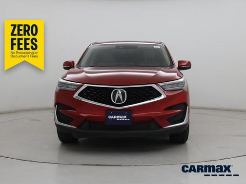 Red 2020 Acura RDX Technology