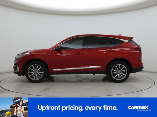 Red 2020 Acura RDX Technology