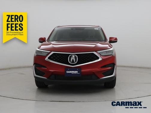 Red 2020 Acura RDX Technology