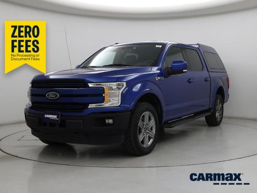Blue 2018 Ford F-150 Lariat