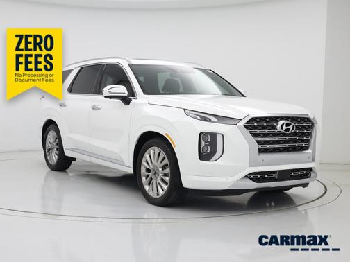 White 2020 Hyundai PALISADE Limited