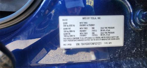 2022 Tesla Model Y Performance Dual Motor All-Wheel Drive